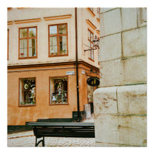 Stockholm Old Town, Gamla Stan, Sweden Poster
