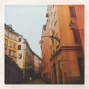 Stockholm Old Town Glass Coaster