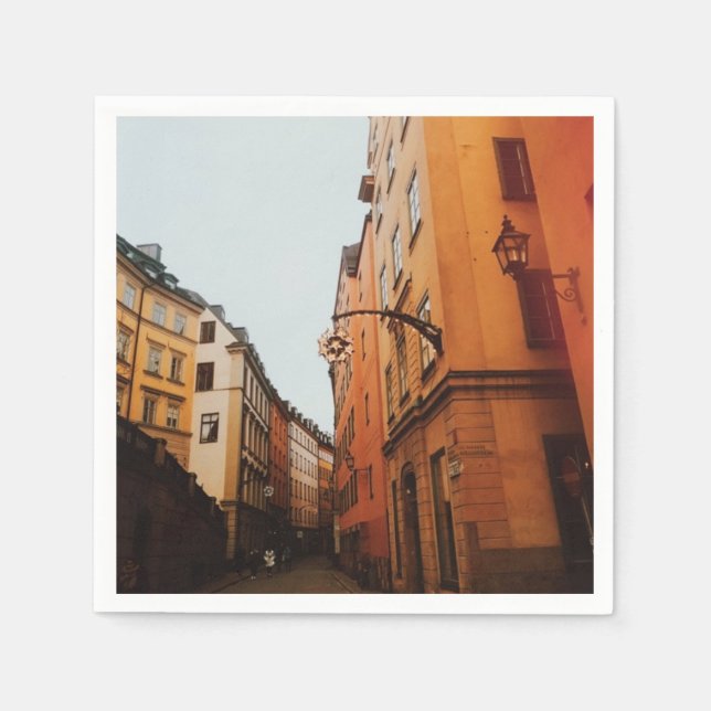 Stockholm Old Town Napkin (Front)