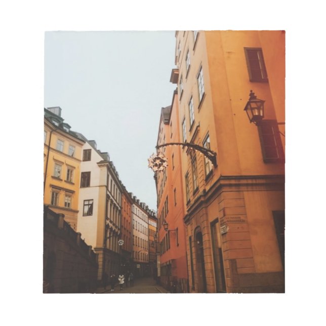 Stockholm Old Town Notepad (Front)