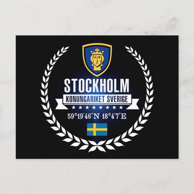 Stockholm Postcard (Front)