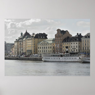 Stockholm Quay Poster