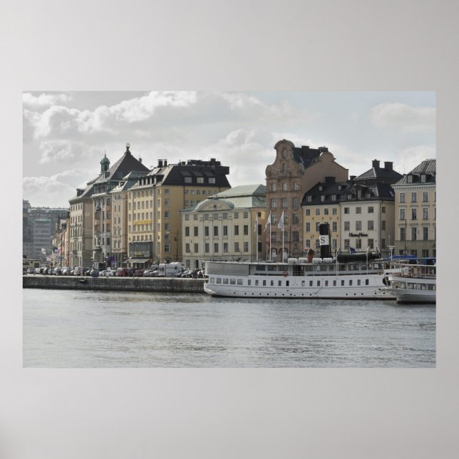 Stockholm Quay Poster (Front)