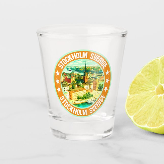 Stockholm                                          shot glass (Front)