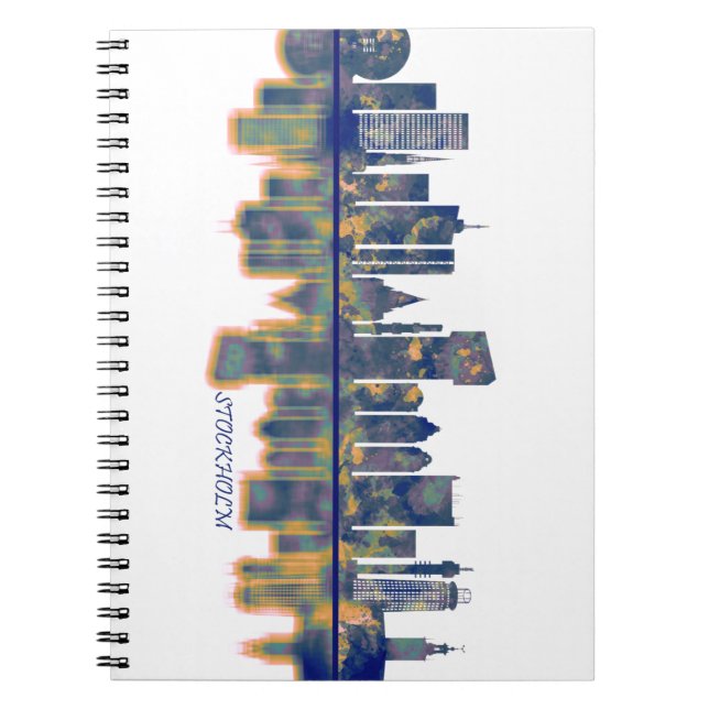 Stockholm Skyline Notebook (Front)