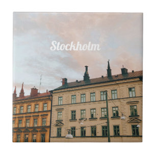 Stockholm Södermalm Cityscape Tile