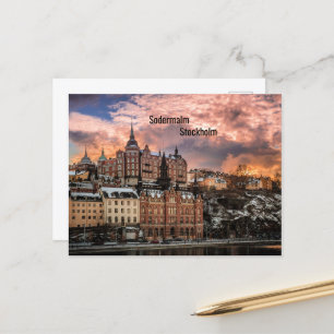 Stockholm, Sodermalm Island Postcard