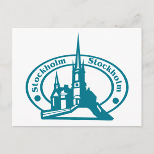 Stockholm Stamp Postcard