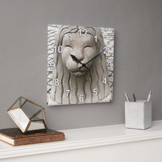 Stockholm Stone Lion Clock Numbers