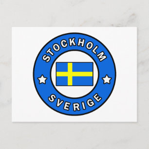 Stockholm Sverige Postcard