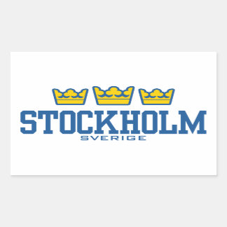 Stockholm Sverige Rectangular Sticker