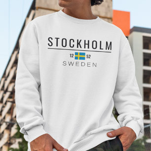 Stockholm Sweden 1252 Sweatshirt