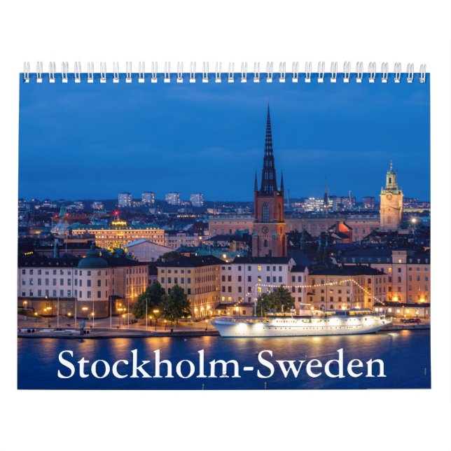 Stockholm-Sweden Calendar (Cover)
