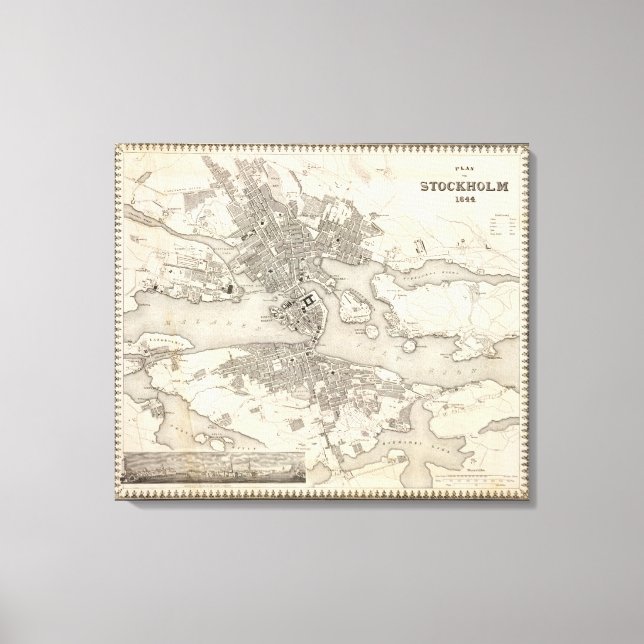 Stockholm, Sweden Canvas Print (Front)