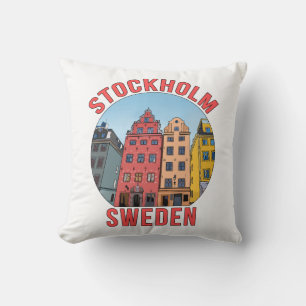 Stockholm Sweden Cushion