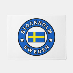 Stockholm Sweden Doormat