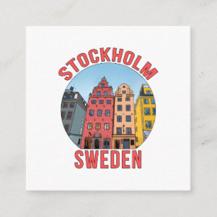 Stockholm Sweden Enclosure Card