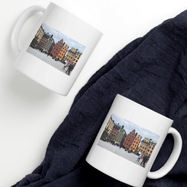 Stockholm Sweden Gamla Stan Old Town Coffee Mug (A beautiful photograph of Stockholm Sweden's Gamla Stan (Old Town) on a mug)
