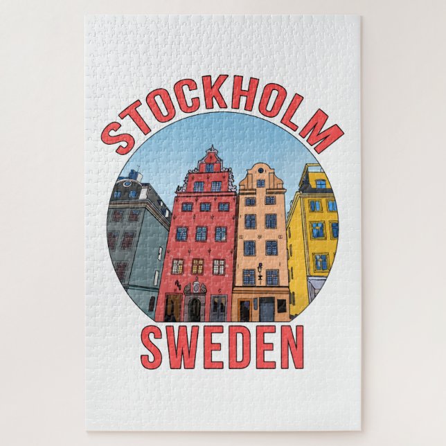 Stockholm Sweden Jigsaw Puzzle (Vertical)