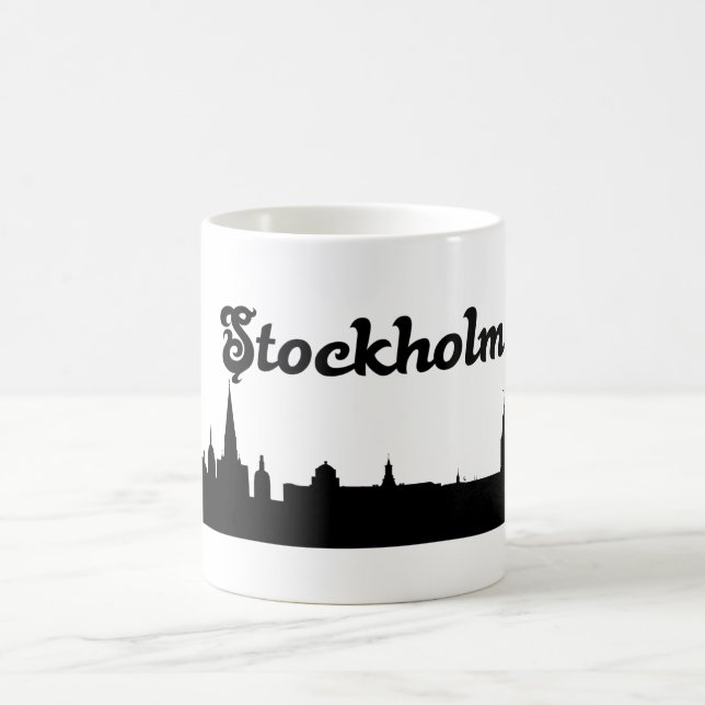 Stockholm Sweden Landmark Gift Mug (Center)
