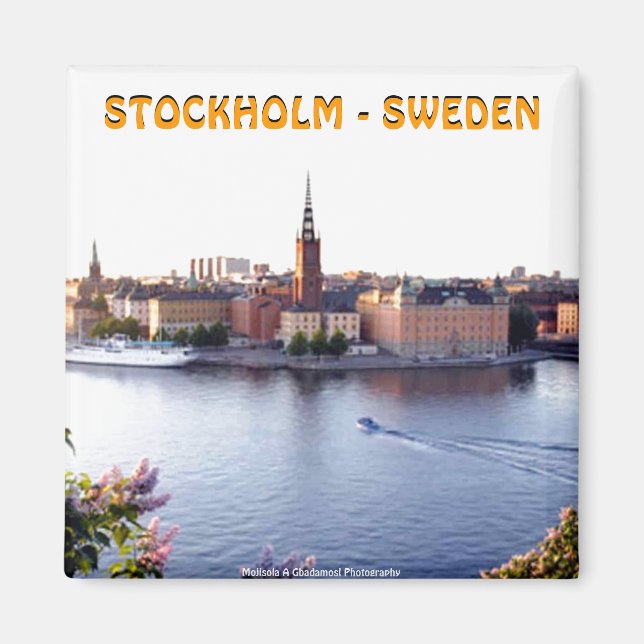 Stockholm - Sweden (Mojisola A Gbadamosi) Magnet (Front)