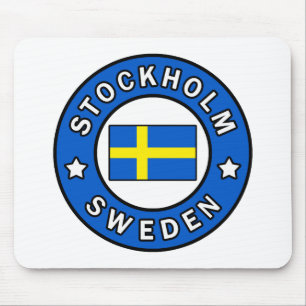 Stockholm Sweden Mouse Mat
