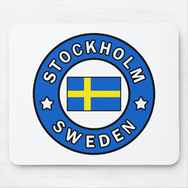 Stockholm Sweden Mouse Mat (Front)