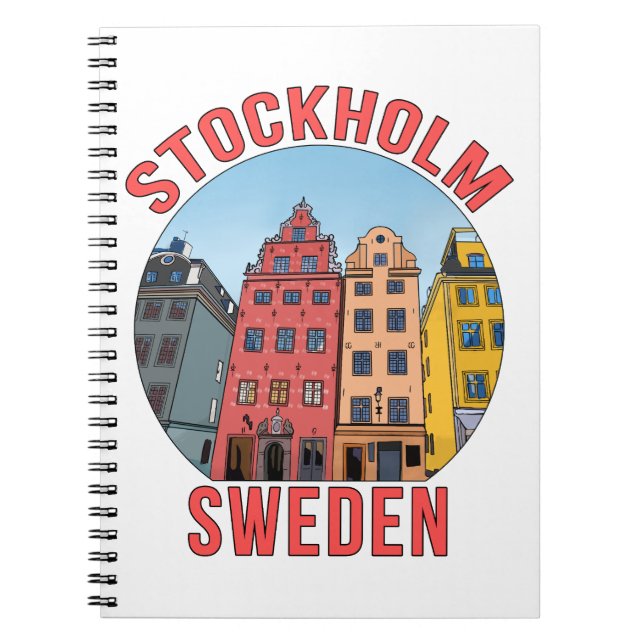 Stockholm Sweden Notebook (Front)