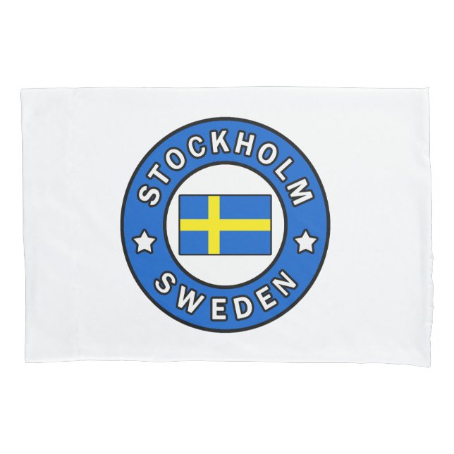 Stockholm Sweden Pillowcase (Front)