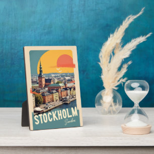 Stockholm Sweden Plaque