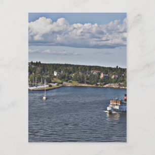 Stockholm Sweden Port Postcard