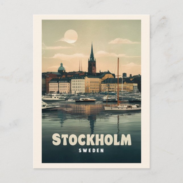 Stockholm sweden postcard (Front)
