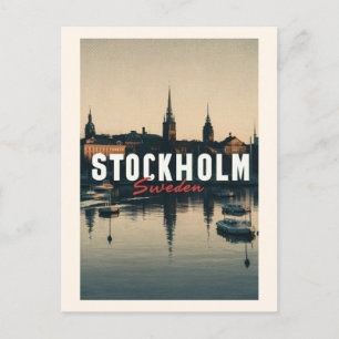Stockholm sweden  postcard