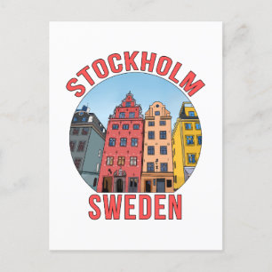 Stockholm Sweden Postcard