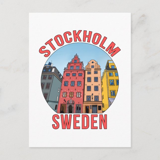 Stockholm Sweden Postcard (Front)