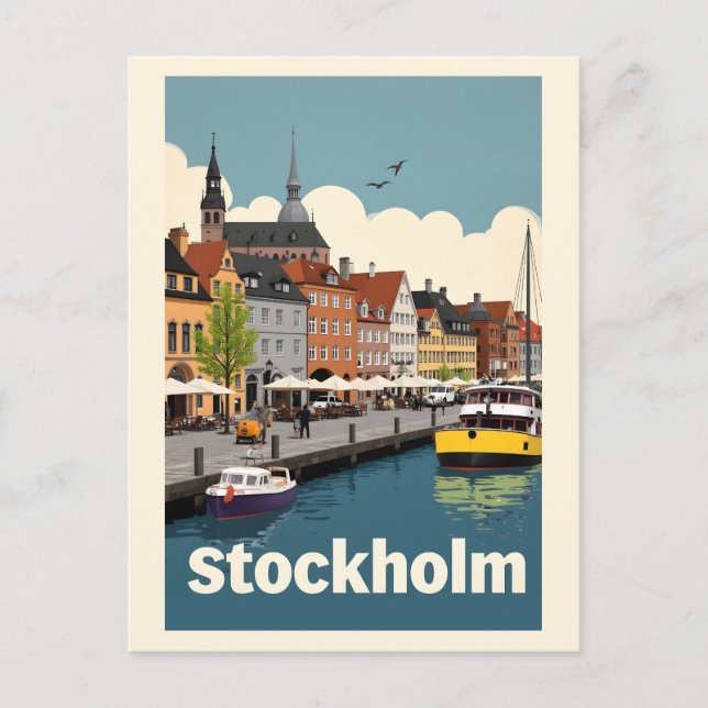 Stockholm Sweden Postcard (Front)