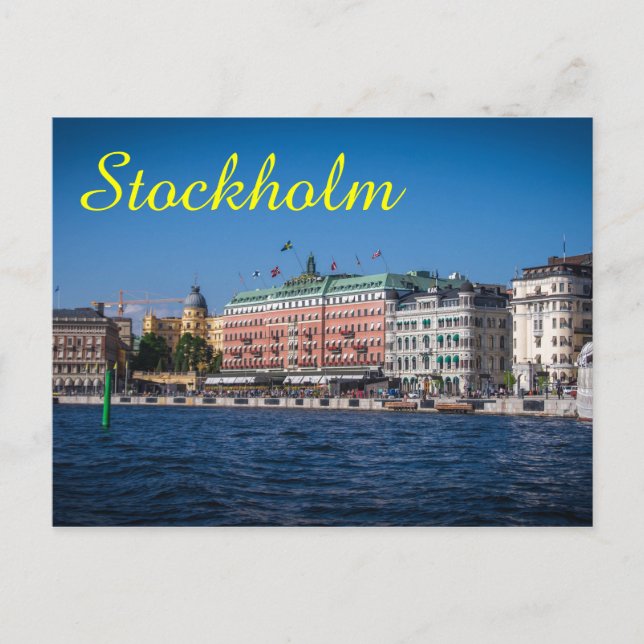 Stockholm Sweden Postcard (Front)
