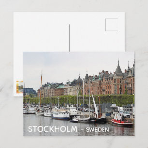 Stockholm Sweden Postcard! Postcard