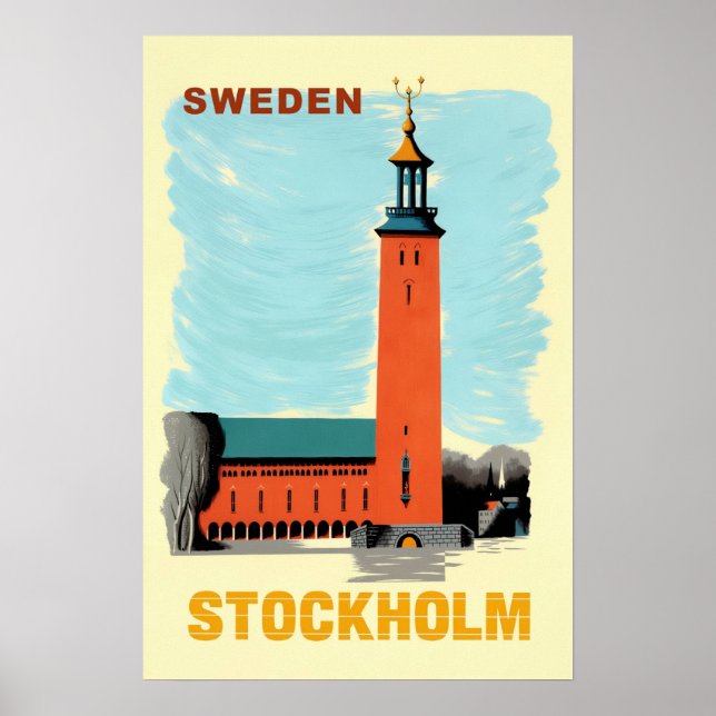 Stockholm, Sweden Poster (Front)