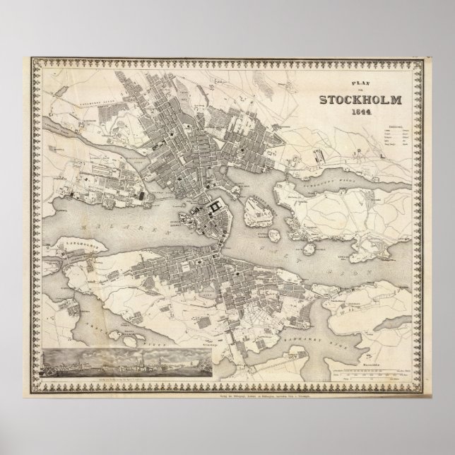 Stockholm, Sweden Poster (Front)