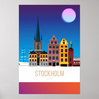 Stockholm, Sweden Poster