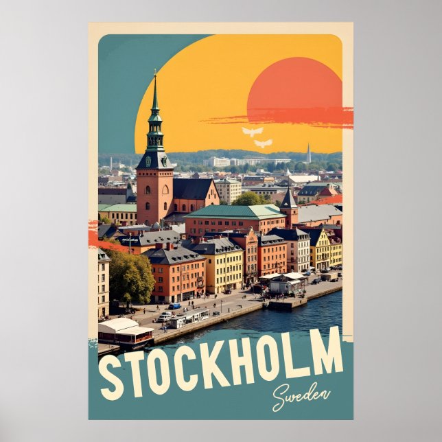 Stockholm Sweden Poster (Front)