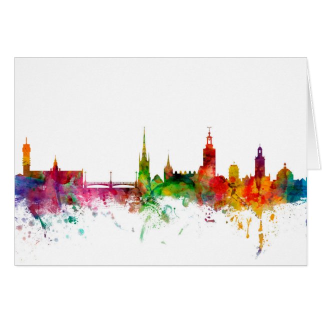 Stockholm Sweden Skyline (Front Horizontal)