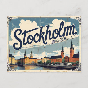 Stockholm Sweden the Nordic Capital of Elegance Postcard