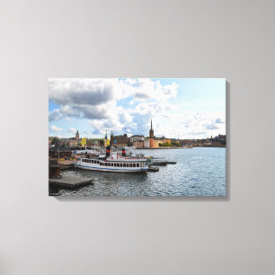 Stockholm Sweden view Canvas Print