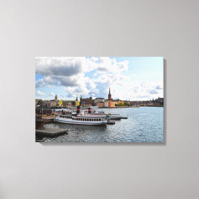 Stockholm Sweden view Canvas Print (Front)