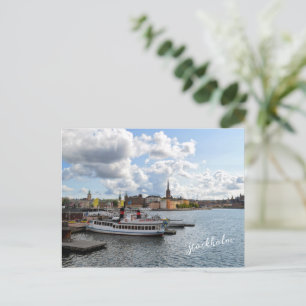 Stockholm Sweden view Postcard