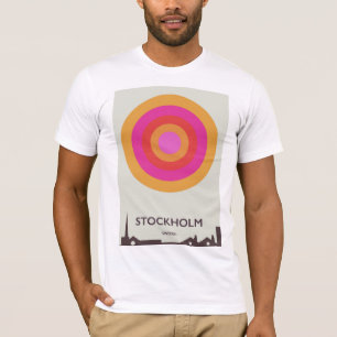 Stockholm,Sweden vintage travel poster. T-Shirt