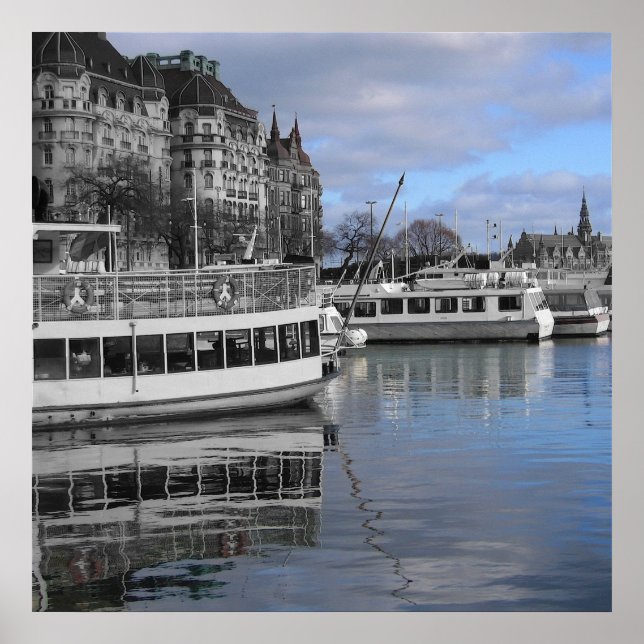 Stockholm Waterfront Poster (Front)