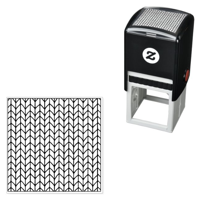 STOCKINETTE STITCH 1.5" Self-Inking Rubber Stamp  (In Situ)